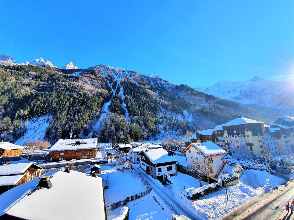 Grand Studio Aiguille Du Midi Et Vue Mont Blanc شامونكس المظهر الخارجي الصورة